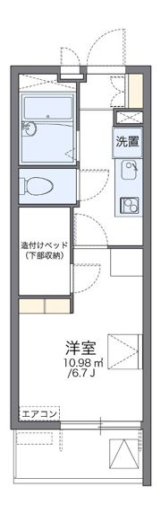 レオパレス大井町の間取り画像