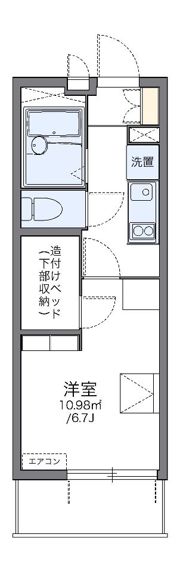 レオパレス新栄の間取り画像