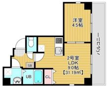 ソリニア日暮里の間取り画像