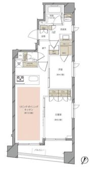 グリーンパーク水天宮前の間取り画像