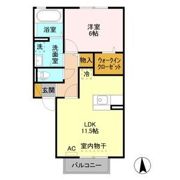 ブランメゾン Aの間取り画像