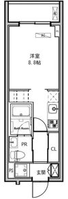 B CITY APARTMENT SHINAGAWA WESTの間取り画像