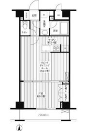 グランハイツ東新宿の間取り画像