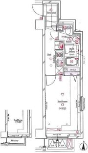 ガリシア菊川エストゥディオの間取り画像
