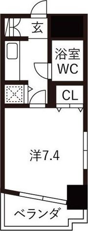 ライオンズマンション橦木の間取り画像