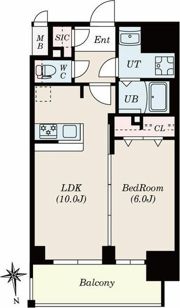 RICHED’OR古出来(旧S-RESIDENCE古出来一丁目)の間取り画像