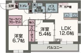 バーディ豊田IIの間取り画像