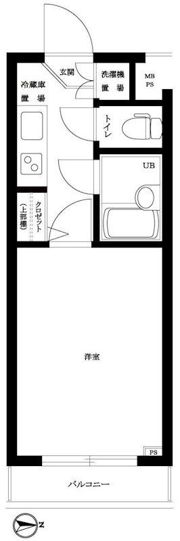 ルーブル三軒茶屋の間取り画像
