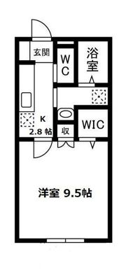 グリーンフィールド A棟 Aの間取り画像
