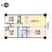 グランドパレス学園前の間取り画像