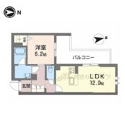 ジェイエイチエスプレミア学園前の間取り画像