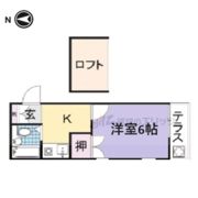 レオ四条大路の間取り画像