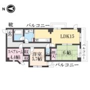 フォルムあやめ池の間取り画像