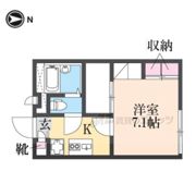 レオパレス伏見Ⅱの間取り画像