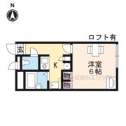 レオパレスIRISCOURTの間取り画像
