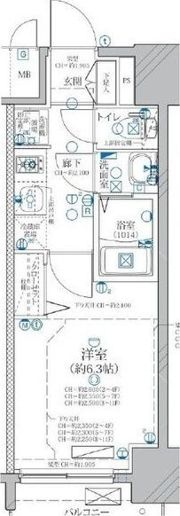 ディアレイシャス矢場町の間取り画像