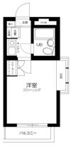 プライムガーデン桜上水の間取り画像