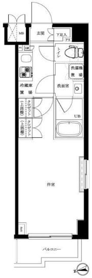 ルーブル蒲田十番館の間取り画像