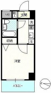 エヴェナール東中野の間取り画像