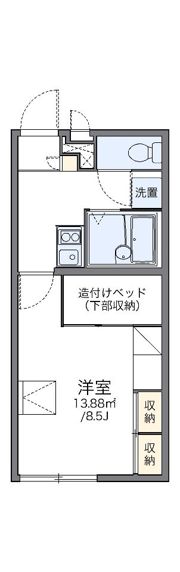 レオパレスコウの間取り画像