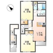 ホットハイム・Lの間取り画像