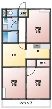 アルパインローズの間取り画像