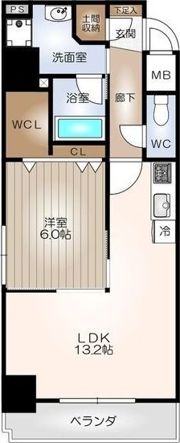 MONZEN偕の間取り画像
