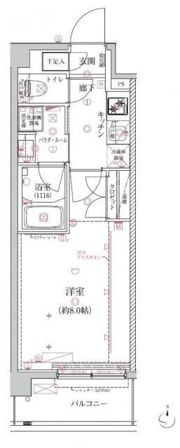 クレイシア森下の間取り画像