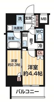 ARCOBALENO MINAMISENJUの間取り画像