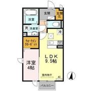 シャンブル・アンソレイエ Ⅱの間取り画像