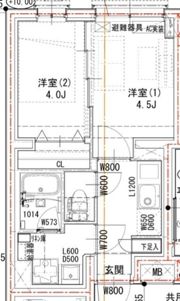 ラヴィエール荏原中延の間取り画像