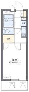 レオパレスインサイド新栄の間取り画像