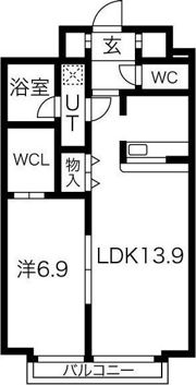 レジデンス東矢場の間取り画像