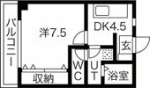 シャトレ水筒先(北條ビル)の間取り画像