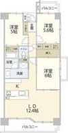 グランコート白川公園の間取り画像