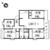 平城左京団地06号棟の間取り画像