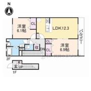 シャルマンコートの間取り画像