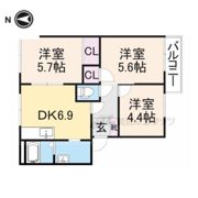ジョイフル飛鳥の間取り画像