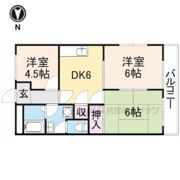 ハイツ白樫の森の間取り画像