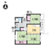 桂木団地12号棟の間取り画像