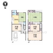 大東町6-11貸家の間取り画像