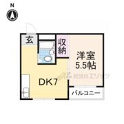 米田マンションの間取り画像