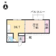米田マンションの間取り画像