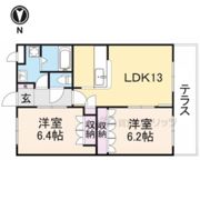 グランディールⅢの間取り画像