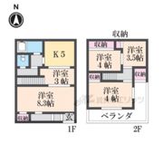 大谷614-5貸家の間取り画像