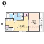 グリーンハウスB棟の間取り画像