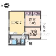 スカイハイツ喜里が丘の間取り画像
