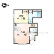 仮）桜井市大福新築アパートの間取り画像