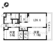 レーベンAZUKIの間取り画像
