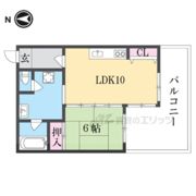 片岡山荘の間取り画像